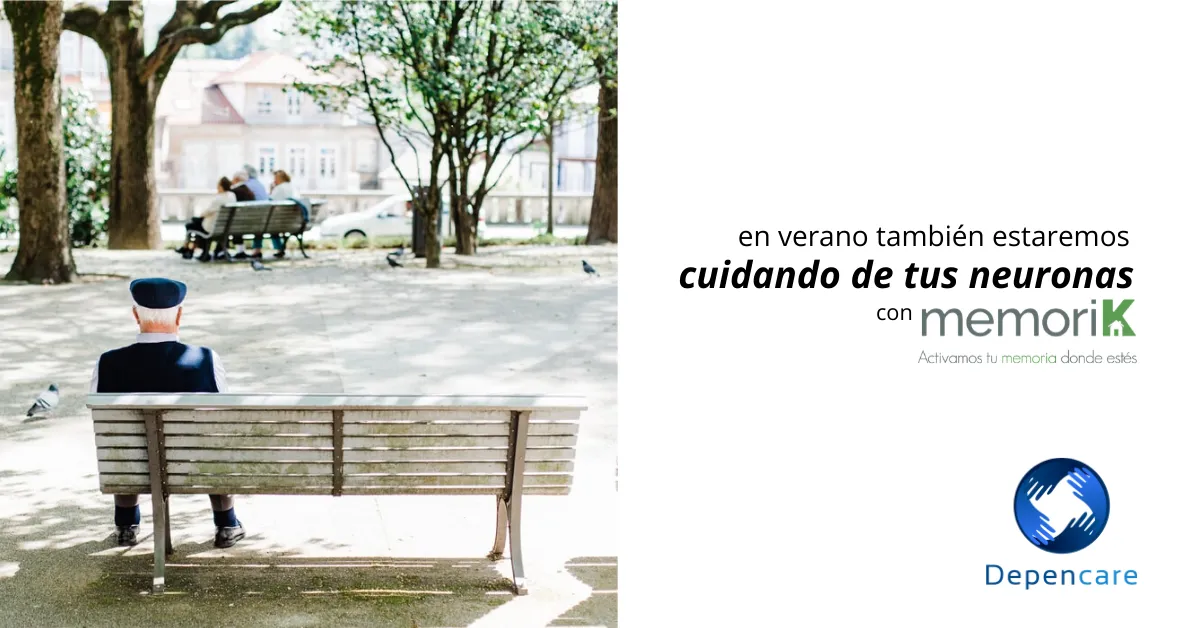 Este verano no estás solo. Depencare y memoriK cuidan de ti.